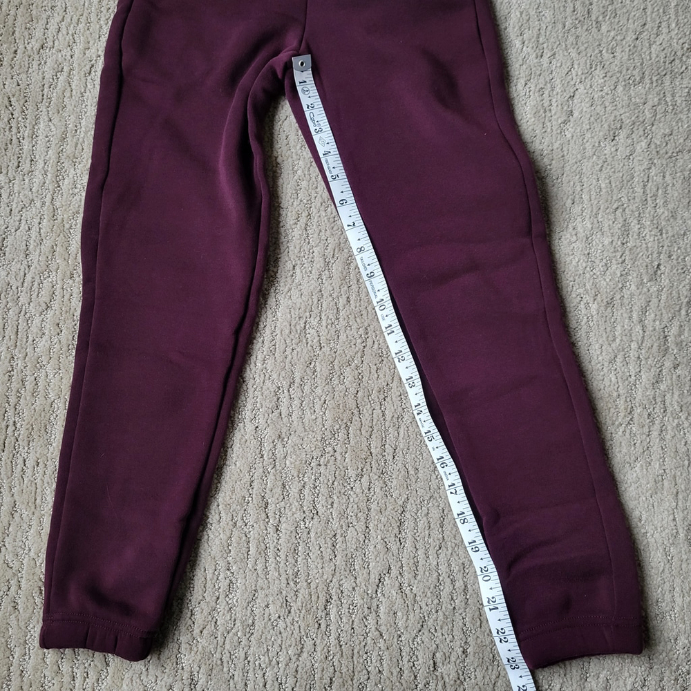 Boy’s Real Essentials Sweatpants with Pockets – Burgundy – Size M – NWOT - Picture 3 of 8